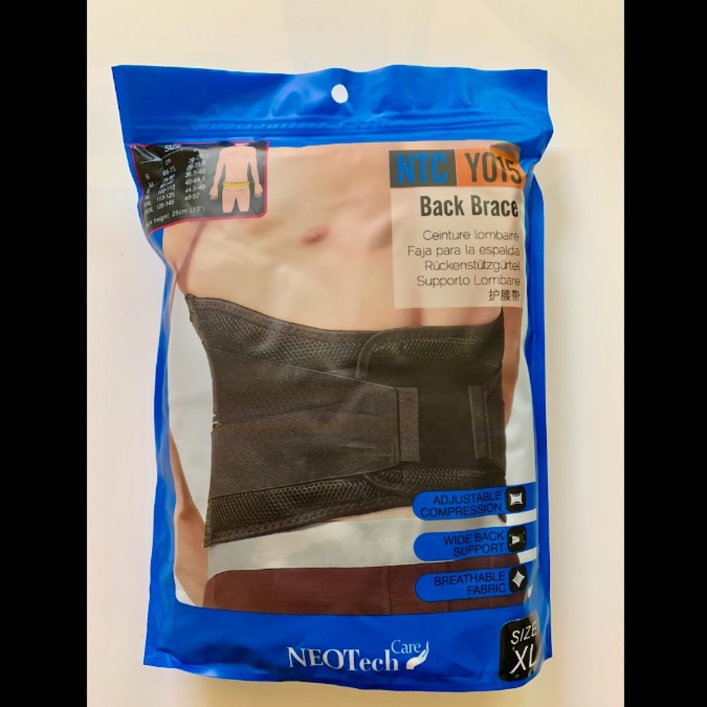 Neotech Care Back Brace - Lumbar Support Belt